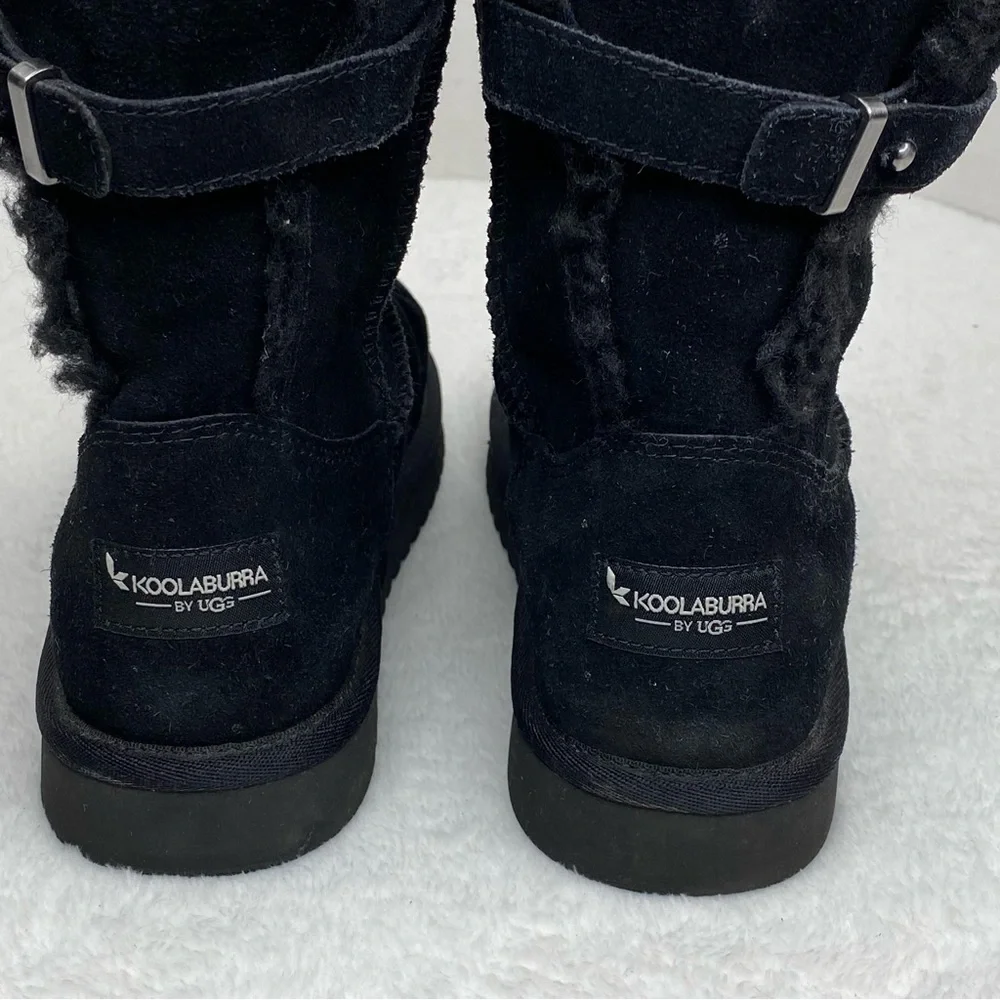 Koolaburra by UGG Remley Boots Size 8 Black Suede